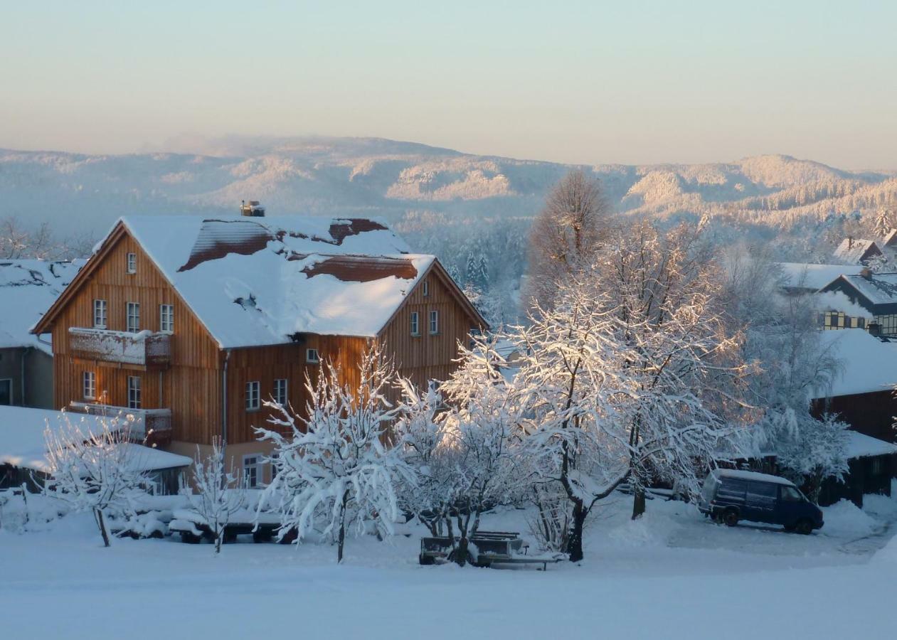 Ferienwohnung Ferienhaus Winterbergblick Hinterhermsdorf Exterior foto